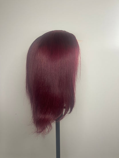 “Cherry”, 4X4, HD LACE, BURGUNDY BOB WIG