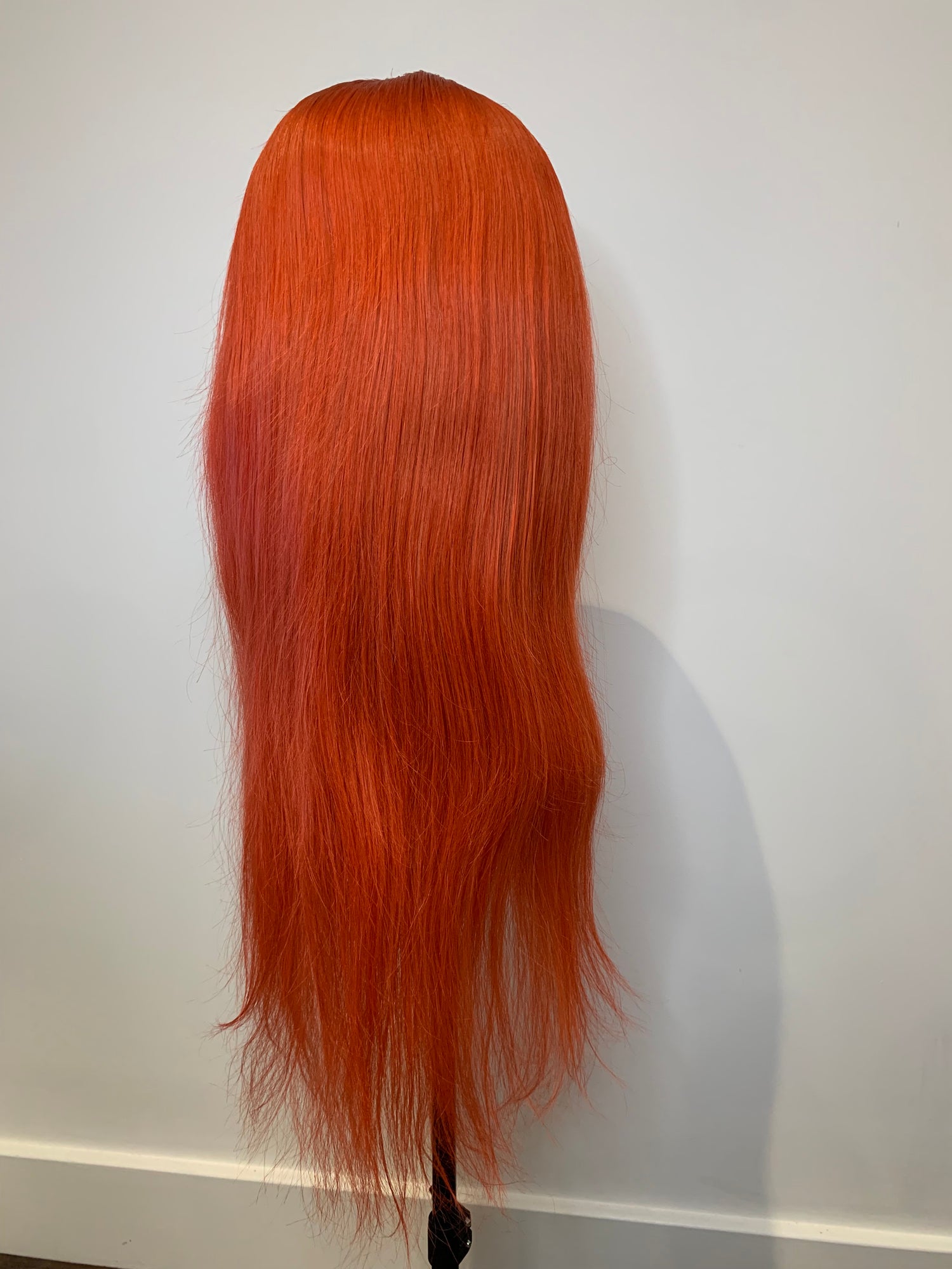 “PUMPKIN SPICE”,GINGER ORANGE , STRAIGHT, 13X4 Lace Front Wig