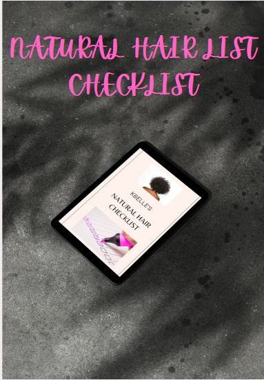 Natural Hair Growth Checklist: E-book