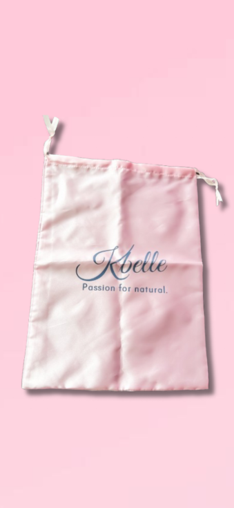 Kbelle Luxury Satin Hair Care Bag – Protective Storage Pouch for Wigs, Bonnets &amp; Essentials