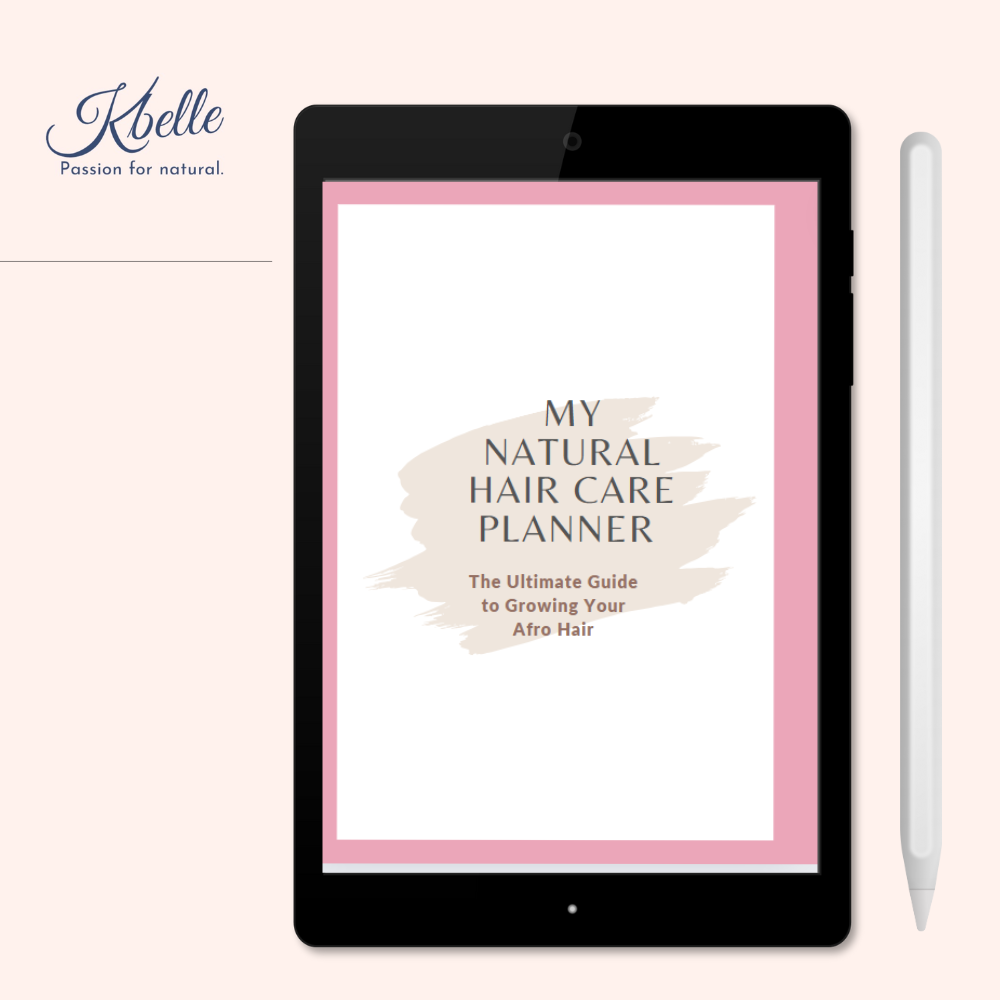 GROW YOUR HAIR FAST. NATURAL HAIR CARE: DIGITAL PLANNER